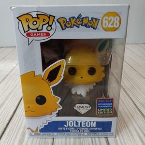 Pokemon Jolteon Diamond Glitter Collection Wondrous Convention LE Funko Pop 628